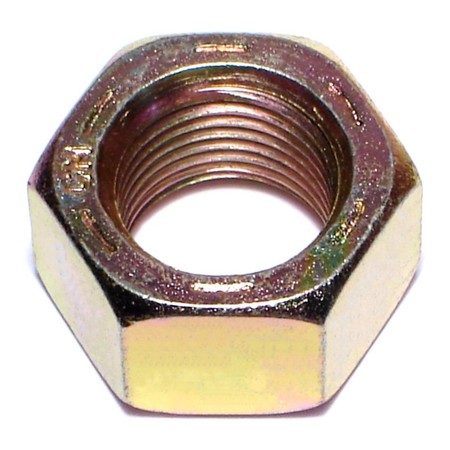 MIDWEST FASTENER Hex Nut, 5/8"-18, Steel, Grade 8, Zinc Yellow, 10 PK 03736